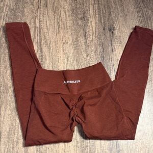 Alphalete maroon Leggings
